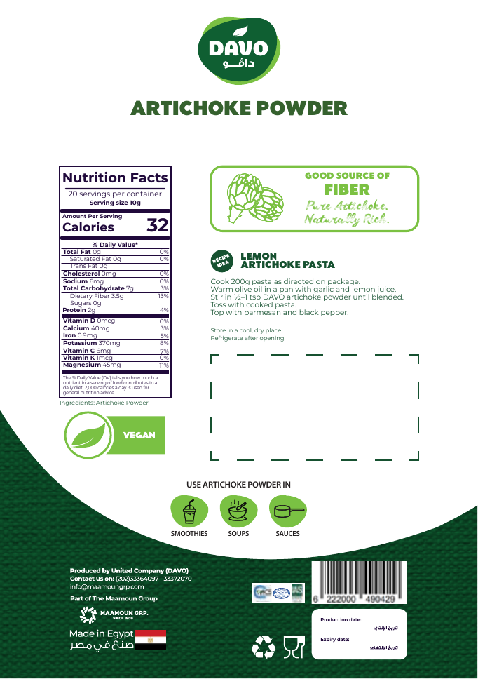 Artichoke Powder